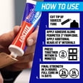 thumbnail image 5 of (8 pack) Loctite Power Grab Construction Adhesive All Purpose, Pack of 1, White 6 fl oz Tube, 5 of 11