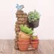 thumbnail image 1 of Macetas de Resina para Plantas Suculentas, Maceta Creativa Moderna de Pared Vintage con de Pájaro, Macetas, Macetas, Contenedores Macarena Maceta de resina de jardín, 1 of 8