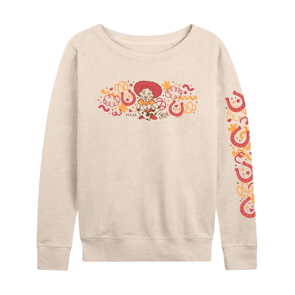 Toy Story - Jessie Horseshoes - Women's French Terry Long Sleeve Pullover