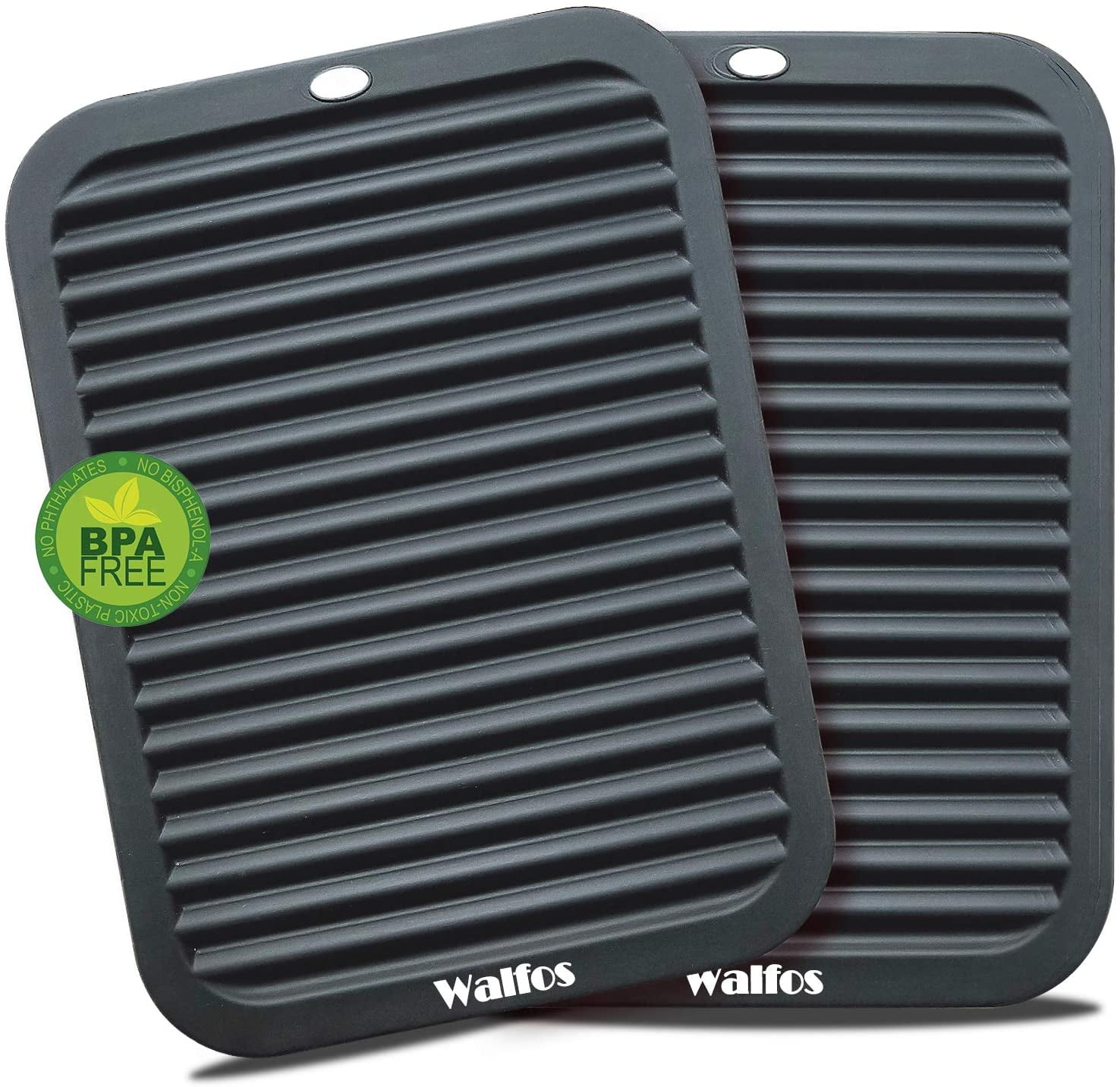 Walfos Silicone Trivets For Hot Pots and Pans - Heat Resistant Hot Pads For  Kitchen Counter- Multi-Purpose & Versatile Trivet Mat - Durable & Flexible  Silicone Hot Pad 