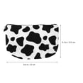 thumbnail image 4 of 1Pc Cow Pattern Washing Bag Decorative Makeup Pouch Storage Bag for Female, 4 of 5