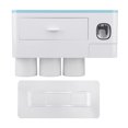 thumbnail image 2 of Dispensador de pasta de dientes punzón multiusos PP fácil almacenamiento kit dispensador de pasta de dientes montado en la pared estable para baño para adultos ANGGREK  Otros, 2 of 8