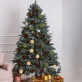 thumbnail image 6 of Qocolhg 106 inch Christmas Norfolk Pine Garland for Mantle Stair Railing Door Xmas Wreath DIY Festival Decoration Artificial Realistic Greenery Pine Garland Christmas Decorations Clearance, 6 of 8