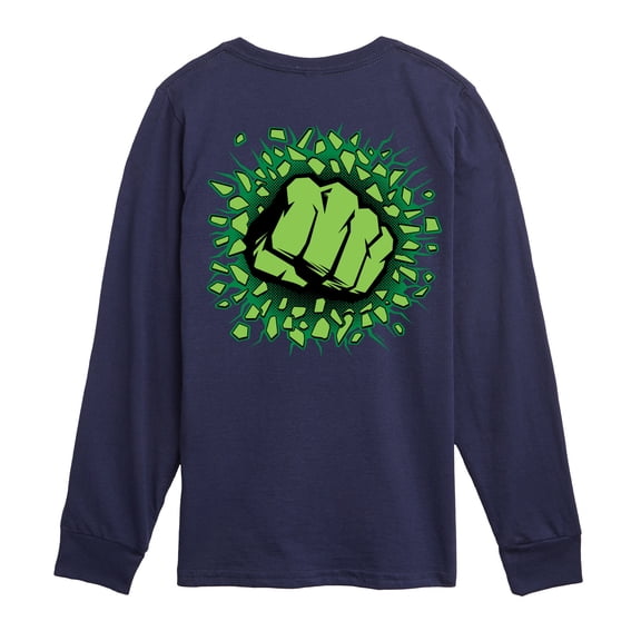 Marvel Hulk - Release The Rage - Toddler And Youth Long Sleeve Graphic T-Shirt