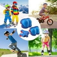 thumbnail image 2 of Adjustable Protective Gear Set - Knee & Elbow Pads with Wrist Guards for 3 - 14 Year Olds' Skating, Cycling & Scootering, 2 of 9