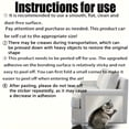 thumbnail image 7 of Cat Scratch Resistant White 6X18Inch (15X45Cm) Pvc Transparent Removable Adhesive Matte Finish Sofa Protector For Cats - Durable Furniture Scratch Defense To Protect Sofas From, 7 of 7