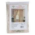 thumbnail image 3 of Venice Collection Elena Luxury Jacquard Curtain Panel with Attached Waterfall Valance & Scarf, Beige, 54x84 inc, 3 of 6
