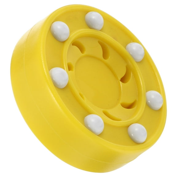 FESTFENDS 1Set Roller Hockey for Eishockey Pucks Kinder in Yellow 7.5x7.5x3In