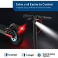 thumbnail image 6 of Hiboy S2R Plus Electric Scooter with 9" Pneumatic Tires, Detachable Battery Upgraded 350W Motor Max 22 Miles & 19 MPH Foldable Commuter E-Scooter for Adults, 6 of 10