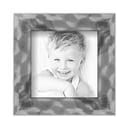 thumbnail image 2 of ArtToFrames 5" x 5" Hammered Steel Metallic Picture Frame, 5x5 inch Silver Wood Poster Frame (WOM-5264),  Pack, 2 of 7