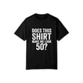 thumbnail image 4 of Vintage 50th Birthday Decorations Men Gag Funny 50 Birthday T-Shirt, OdeJous Funny T-Shirt Black, S, 4 of 5