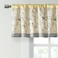 thumbnail image 2 of Madison Park Serene Embroidered Window Valance in Yellow, 50"x18", 2 of 5