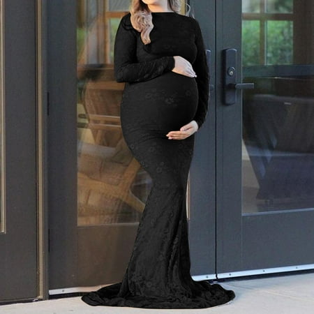 

NIUREDLTD Maternity Clothes Feeding Dress Supplier Maternity Dress Women Lace Photoshoot Dress