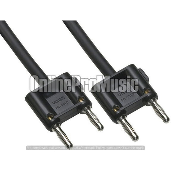 Mr. Dj USA CBB6 6-Feet Banana Male to Banana Male Speaker Cable