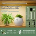 thumbnail image 3 of 71" Tall Indoor Plant Stand with Grow Light, 8-Tier Heavy Duty Metal Shelf for Multiple Plants, Space-Saving Flower Display Rack for Living Room, Patio, Garden, Walnut and Black Finish, 3 of 7