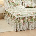 thumbnail image 7 of LANPEI French Country Bedding Set Twin Cotton Girls Floral Duvet Cover 4 Piece- White Lace Luxury Princess Dust Ruffle 18'' Split Corner Bed Skirt, 7 of 7