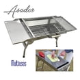 thumbnail image 2 of Asador Pequeño Para Barbacoa Parrilla Para Jardín Y Exteriores De Acero Inoxidable CHIC-FANTASY Plegable Tipo Maletín, 2 of 5