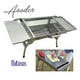 thumbnail image 2 of Asador Pequeño Para Barbacoa Parrilla Para Jardín Y Exteriores De Acero Inoxidable CHIC-FANTASY Plegable Tipo Maletín, 2 of 5