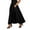 Black-4, variant on 2025 Women's Solid Color European Skirt and American Letters Embroidered Plus Size Skirts for Women Pleated Half Skirt