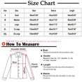 thumbnail image 3 of Plebaso Chemises à Manches 3/4 pour Femmes Col Rond Tops à Blocs de Couleur Décontractés Amples Blouses pour Femmes, 3 of 4