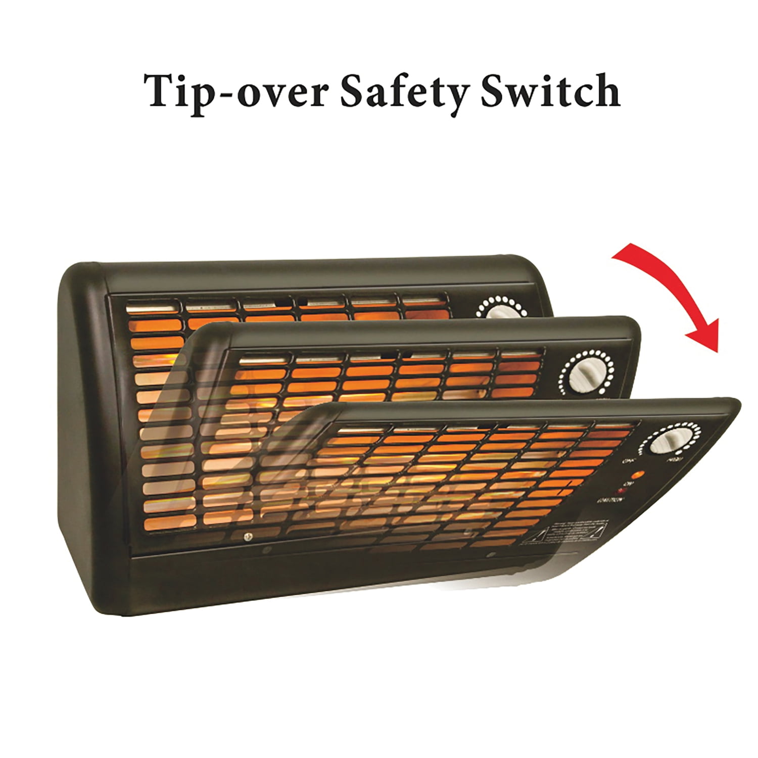 Optimus 1320Watt 120Volt Radiant Electric Space Heater Clark Devon