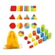 thumbnail image 1 of Bloques de formas geométricas en 3D de sólidos para aprendizaje de matemáticas para niños y niñas, juguete educativo, juego de geometría multicolor, 1 of 9