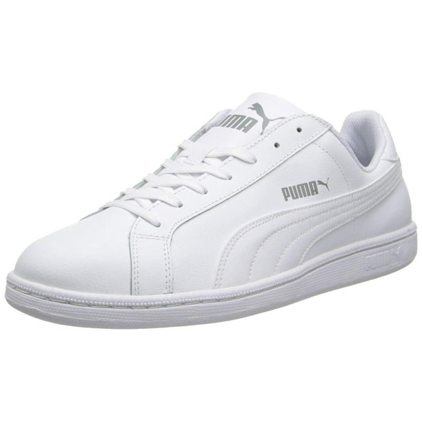 PUMA - PUMA Men's Smash Leather Classic Sneaker, White, Size 8.5 ...
