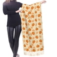 thumbnail image 4 of Shawl Wraps for Women - Autumn Leaves And Pumpkins Oversized Fall Winter Fashion Blanket Scarf for Women, 4 of 6