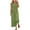 Green, variant on Aofany Summer 2 Piece Outfits for Women Linen Set Casual Loose Crew Neck Sleeveless Tank Tops High Waisted Cropped Wide Leg Pants Sets Two Piece Loungewear Suit