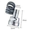 thumbnail image 4 of 2 piezas Extensor de grifo de tres modos para fregadero rotatorio completo en todas las direcciones Ahorro de agua, 4 of 10