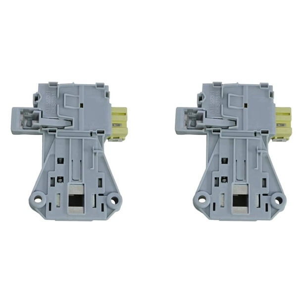 2X Accesorios para Lavadora Interruptor de Bloqueo de Puerta Ewf14922s Eww14912 Eww12746s Cerradura de Puerta Instantánea de Cables