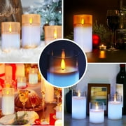 Flameless Flickering Candles, Color Changing LED Plexiglass Candles