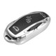 thumbnail image 1 of 1uds TPU Coche Remoto Llavero Cubierta para Tesla Modelo S Plata Tono, 1 of 7