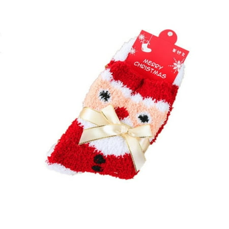 

Baloco Unisex Womens Mens Christmas Winter Soft Stockings Fluffy Sleep Socks Thermal Xmas Gifts