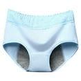 thumbnail image 2 of 2PC Womens Bikini Briefs Underwear Pack Physiological Pants Anti Side Leakage Cotton Waist Lace Panties Saving on Clearance, 2 of 8