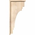 thumbnail image 3 of 5 1/2"W x 14"D x 30"H Pescadero Smooth Corbel w/Backplate, Douglas Fir, 3 of 9