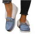 thumbnail image 4 of Dasayo Ankle Women's Boots Snow Ski Blue Winter Furry Non Slip Bow Booties Womans Shoes 36, 4 of 9