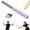 Purple, variant on 2027 Upgraded Adjustable Intensity Badminton Swing Trainer (11.8") - 2026 Upgraded Badminton Swing Trainer, Adjustable Magnetic Swing Trainer with Sound Feedback for Beginners to Advanced