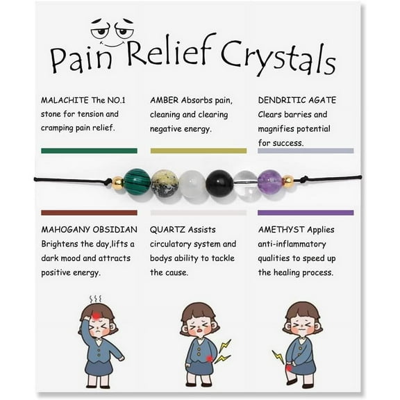 Spiritual Crystal Bracelet for Women Men Chakra Natural Crystals Beads Healing Stones Bracelets 7 Chakra Bracelets Quartz Amethyst Bracelet Anxiety Relief Jewelry with Meaning Cards