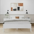 thumbnail image 2 of Plank+Beam Solid Wood Queen Bed Frame with Headboard, Modern Platform Bed for Adults, 2 of 9