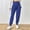 #19Blue, variant on Byworldtasic Women's Plus Size Stretch Loose Jogger Sweatpants High Waist Soft Lounge Trousers with Pockets