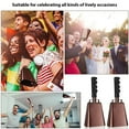 thumbnail image 1 of Handbell,10 Inch Musical Iron Decorations Bell Percussion Musical Iron Decorations Hand With Handle Noise Handle Noise Makers Ranch Party Concert Cow Bell Inch Cowbell With Percussion Musical Iron, 1 of 6