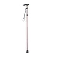thumbnail image 3 of Elowen Hiking Stick Cane Aluminium Alloy Folding Cane Portable Hand Walking Stick Trekking Hiking Sticks Non-slip 4 Section Adjustable Canes with Comfortable Handle, 3 of 7