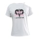 thumbnail image 4 of Camiseta con hombros descubiertos para mujer, camiseta tipo túnica, ropa informal, ropa para niñas, camisetas cómodas con cuello redondo estampadas a SG, 4 of 10