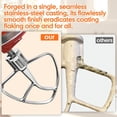 thumbnail image 3 of ‌K45B Stainless Steel Flat Beater for KitchenAid 4.5 and 5 Quart Tilt-Head Stand Mixers, Dishwasher Safe, 3 of 9