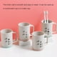 thumbnail image 2 of Ounissouiy Taza de para parejas con asa, tazas para cepillos de dientes, reutilizable, con contraste de colores, soporte de de Juegos de accesorios de baño azul 2, 2 of 6