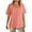 Watermelon Red, variant on Lovskoo Women's Oversized T Shirts Short Sleeve V Neck Summer Tops Casual Loose Basic Tee Shirts 2024 Trendy Clothes White