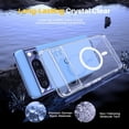 thumbnail image 3 of B LABS Magnetic Case for Google Pixel 8 Pro, Crystal Clear, 3 of 6