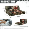 thumbnail image 7 of FOR U DESIGNS Deer American Flag Camo Print 2 Pack RV Dinette Cushion Covers Stretch Camper Cushion Slipcover Non-Slip RV Couch Cover Sofa Slipover for Travel Trailer Couch, 7 of 7