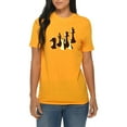 thumbnail image 3 of Big Size Chess Piece Graphic Design Deluxe Jersey T-Shirt - Taxi Gold XL, 3 of 4